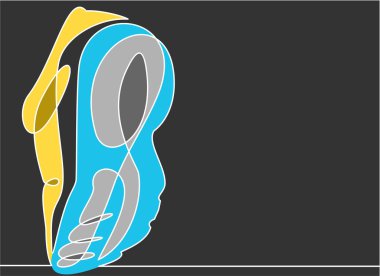 ayakkabı sadece vektör illüstrasyon