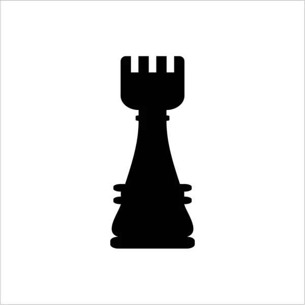 Шахова Фігура Просто Векторна Концепція Ілюстрації — стоковий вектор