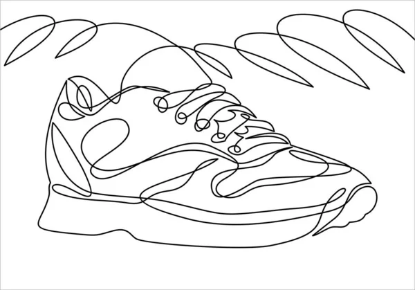 Zapatos Simplemente Vector Ilustración — Archivo Imágenes Vectoriales