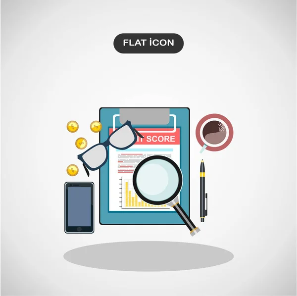 Idea Concepto Negocio Simplemente Vector Ilustración — Vector de stock