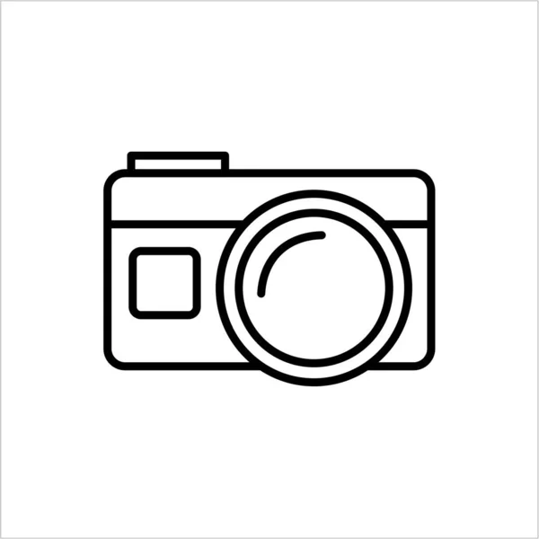 Camera Simply Vector Illustration Concept — Stock Vector