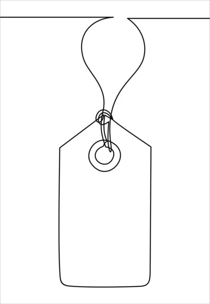 Una Línea Delgada Concepto Simplemente Vector Ilustración — Vector de stock