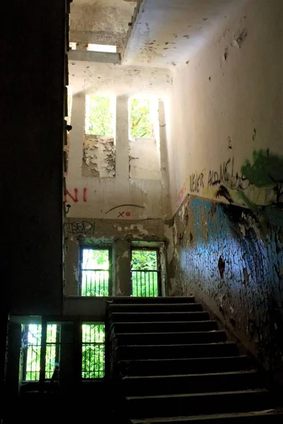 2019 Limbiate Milaan Italië Fotojournalistiek Gekkenhuis Mombello Verlaten Psychiatrische Ziekenhuis — Stockfoto