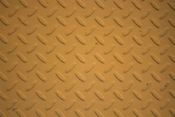 Suggestief Beeld Van Gele Metalen Plaat Textuur Met Abstracte Reliëf — Stockfoto