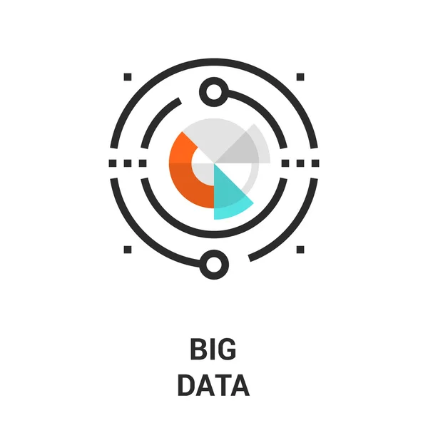 Big-Data-Symbol — Stockvektor