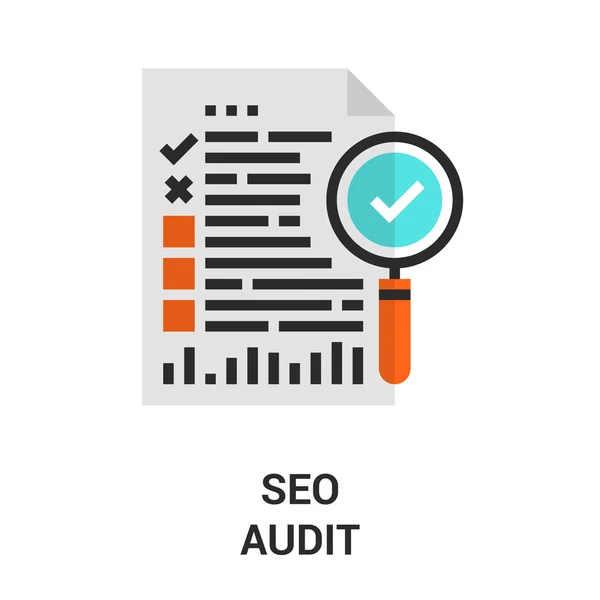 Seo audit icon — Stock Vector