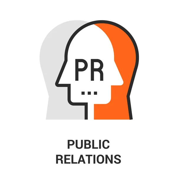 Icono de relaciones públicas — Vector de stock