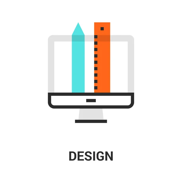 Icono de diseño web — Vector de stock