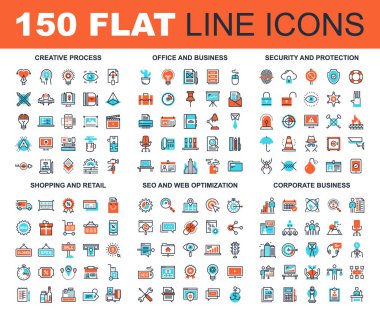 Düz çizgi Web Simgeler