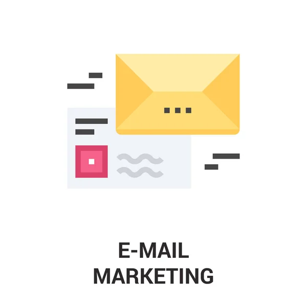 Маркетинговая икона электронной почты — стоковый вектор