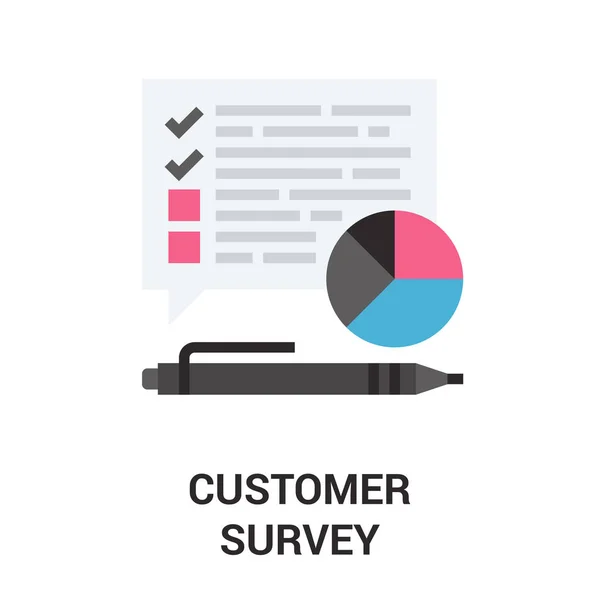 Customer survey icon — Stock Vector