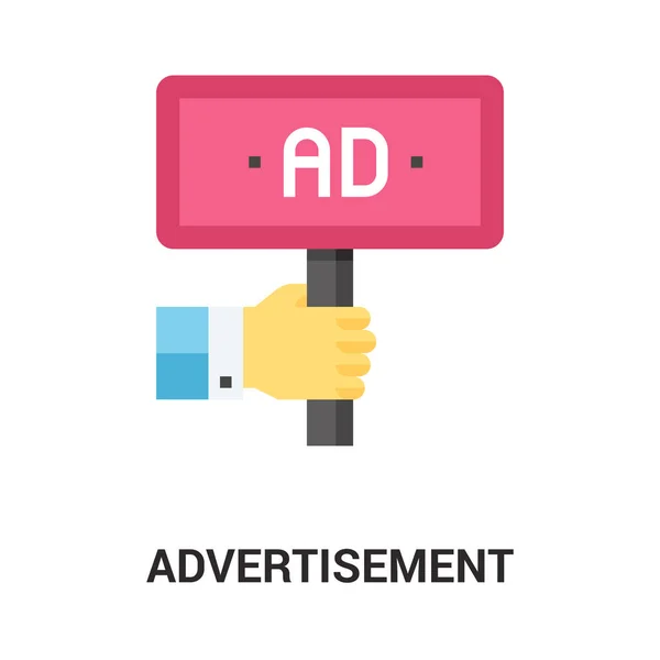 Концепция иконки рекламы — стоковый вектор