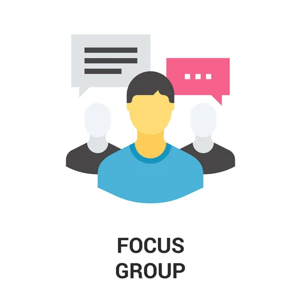 Icono del grupo focal — Vector de stock