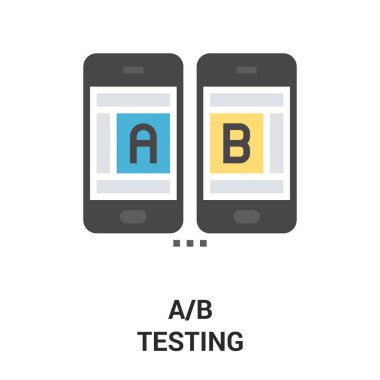 bir b test simgesi