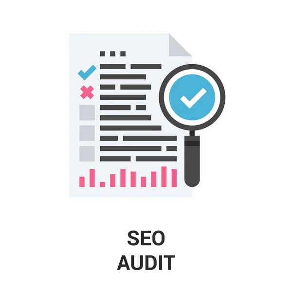 SEO audit ikona — Stockový vektor