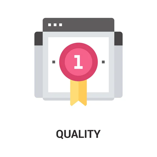Quality icon concept — Stock Vector