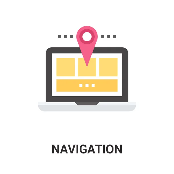 Navigatie pictogram concept — Stockvector