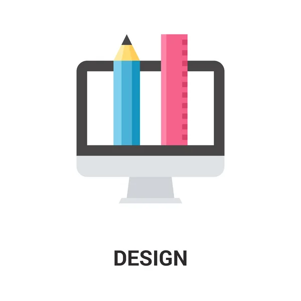 Icono de diseño web — Vector de stock