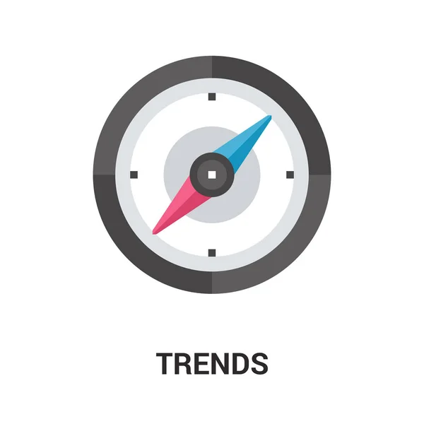 Trends pictogram concept — Stockvector