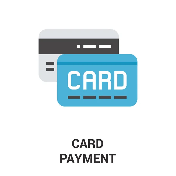 Icône de paiement par carte concept — Image vectorielle
