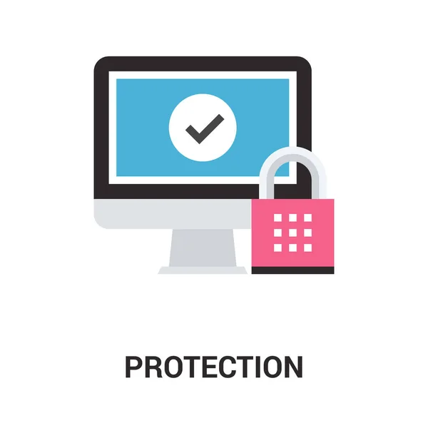 Protection icon concept — Stock Vector