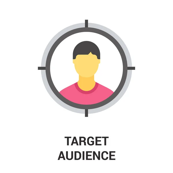 AUDIENCE CIBLE ICON — Image vectorielle