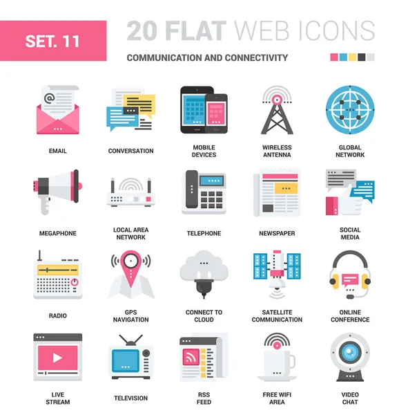 Comunicação e Conectividade —  Vetores de Stock