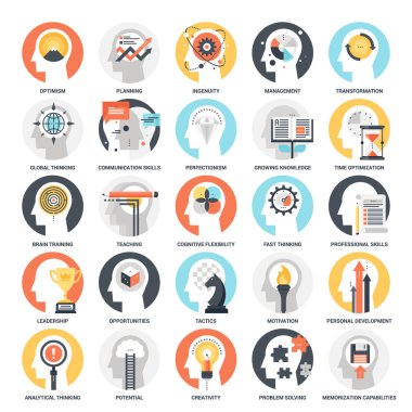 Personal Skills Icons clipart