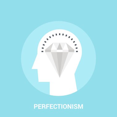 perfectionism icon concept clipart