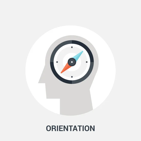 Orientation icon concept — Stock Vector