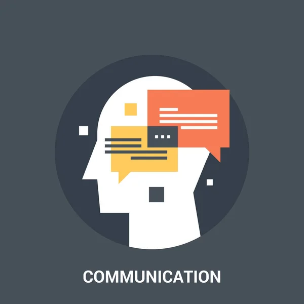 Pictogram communicatieconcept — Stockvector