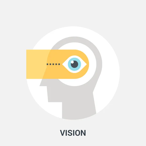 Visie pictogram concept — Stockvector