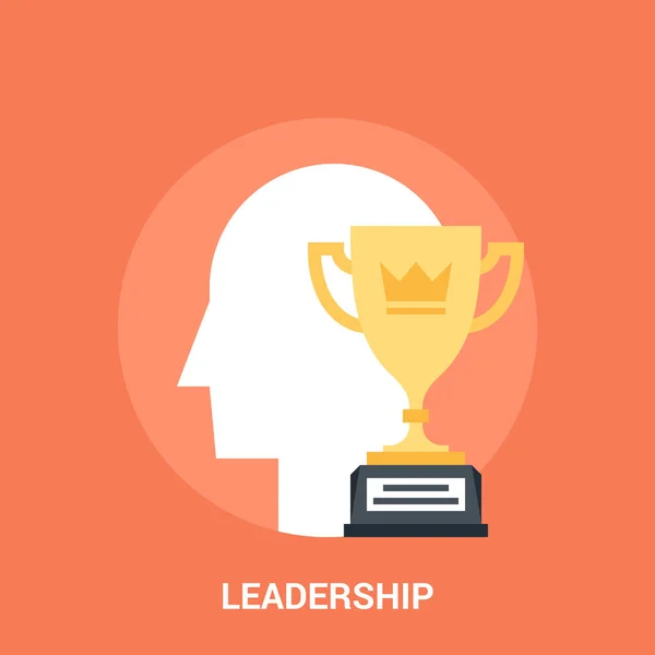 Leadership icon concept — Stock Vector