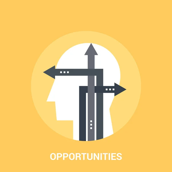 Opportunities icon concept — Stock Vector