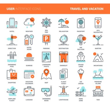 Travel and Vacation clipart