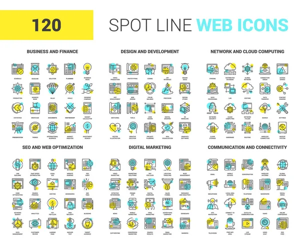 Düz çizgi Web Simgeler
