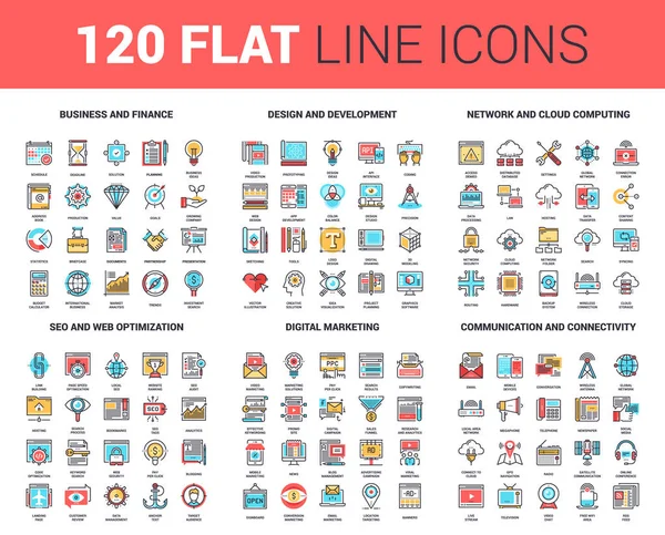 Düz çizgi Web Simgeler