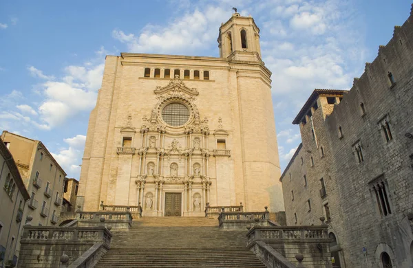Katedra Najświętszej Maryi Panny z Girona, Hiszpania — Zdjęcie stockowe