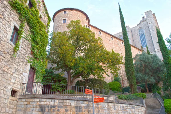 Barri Vell i Girona, Spanien — Stockfoto
