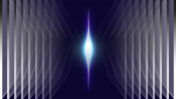 Neon Blå Ljust Utrymme Abstrakt Bakgrund — Stock vektor