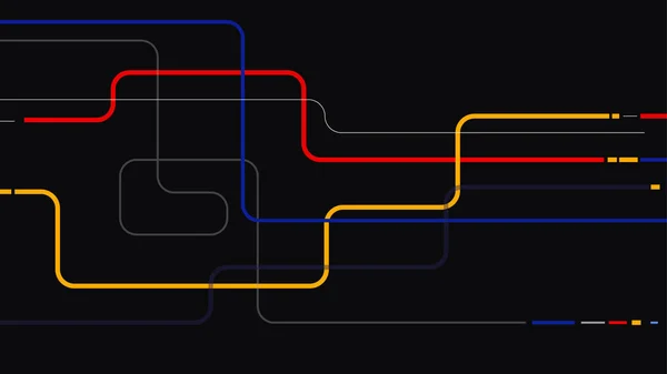 Minimal Geometriska Linje Element Abstrakt Bakgrund — Stock vektor