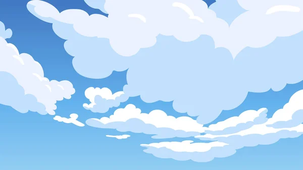 Wolke Cartoon Stil Vektor Illustration Hintergrund — Stockvektor