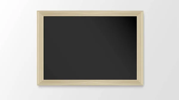 Chalkboard fundo vetor de tela em branco — Vetor de Stock