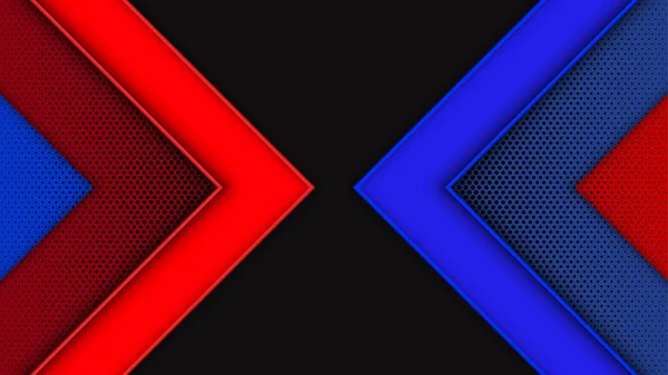 พื้นหลังอักษรลูกศรสีแดงสีฟ้า — ภาพเวกเตอร์สต็อก