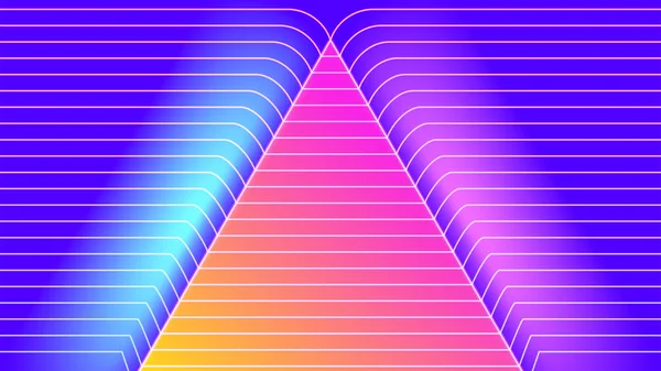 Retro driehoek geometrische achtergrond — Stockvector