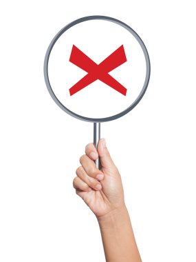 el işareti tutarak. İş, teknoloji, Internet kavramı. Hisse senedi