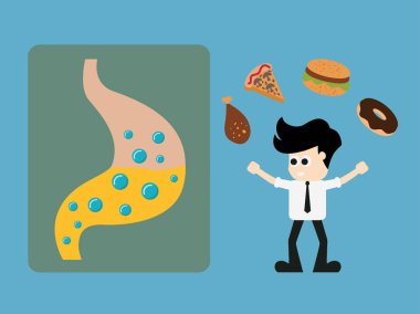 Karnım acıkmak sonra adamla