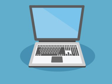  Bilgisayar simgesi. Vektör çizim