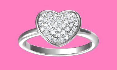 Beyaz altın vücut şekli en lüks elmas yüzük