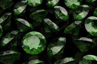 Peridot (yüksek çözünürlükte 3d görüntü)